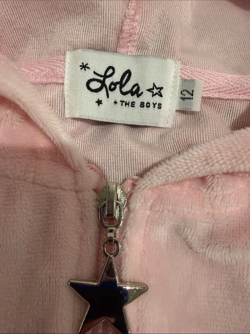 Lola + The Boys Velour Margot Set Pink | Girls Size 12 | Excellent Condition